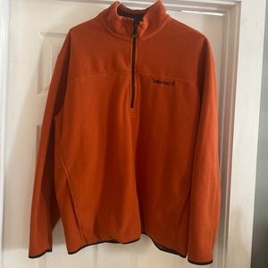 Timberland men’s orange men’s fleece pullover
